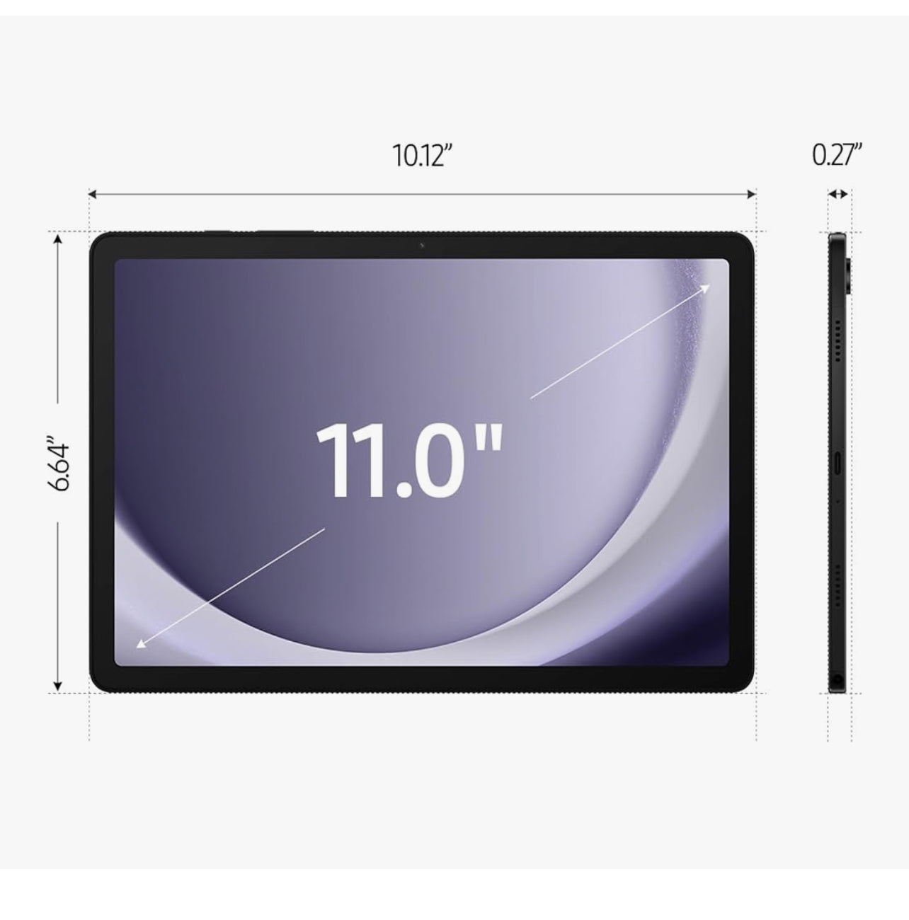 Samsung Galaxy Tab A9+ Tablet 11” 64GB Android Tablet, Big Screen, Quad Speakers, Upgraded Chipset, Multi Window Display, Slim, Light, Durable Design, US Version, 2024, Graphite
Amazon's Choice