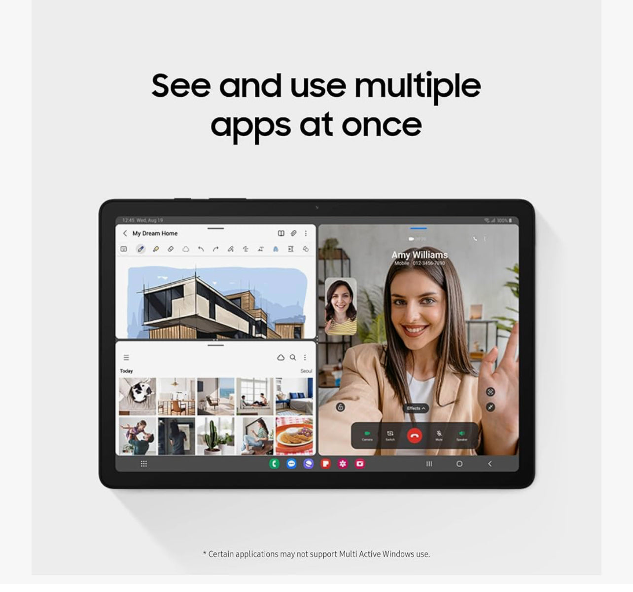 Samsung Galaxy Tab A9+ Tablet 11” 64GB Android Tablet, Big Screen, Quad Speakers, Upgraded Chipset, Multi Window Display, Slim, Light, Durable Design, US Version, 2024, Graphite
Amazon's Choice