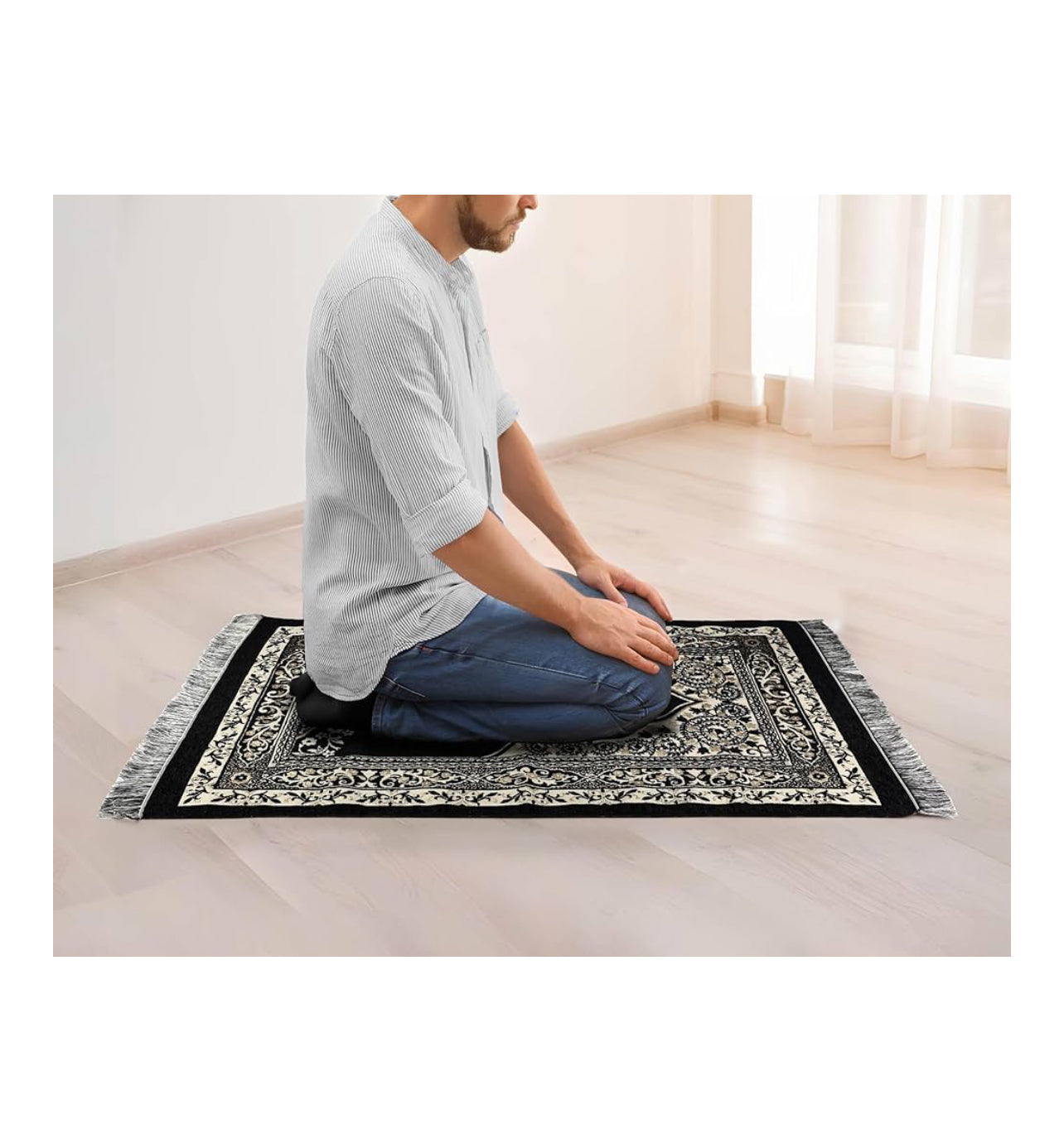 OLEEK Muslim Prayer Rug - Islamic Prayer mat - Prayer matt Islam - Islamic Gifts - Praying mats Muslim - Praying mat - Muslim Gifts - Prayer Rug Islam Men - Islamic Prayer Rugs - سجادة صلاة
200+ bought in past month fast delivery