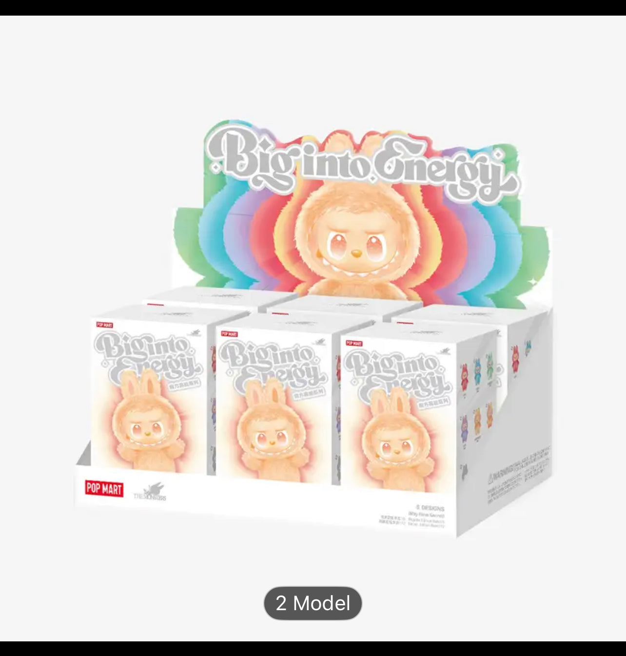POP MART The Monsters Big into Energy Series Labubu Collectible Plush Blind Box