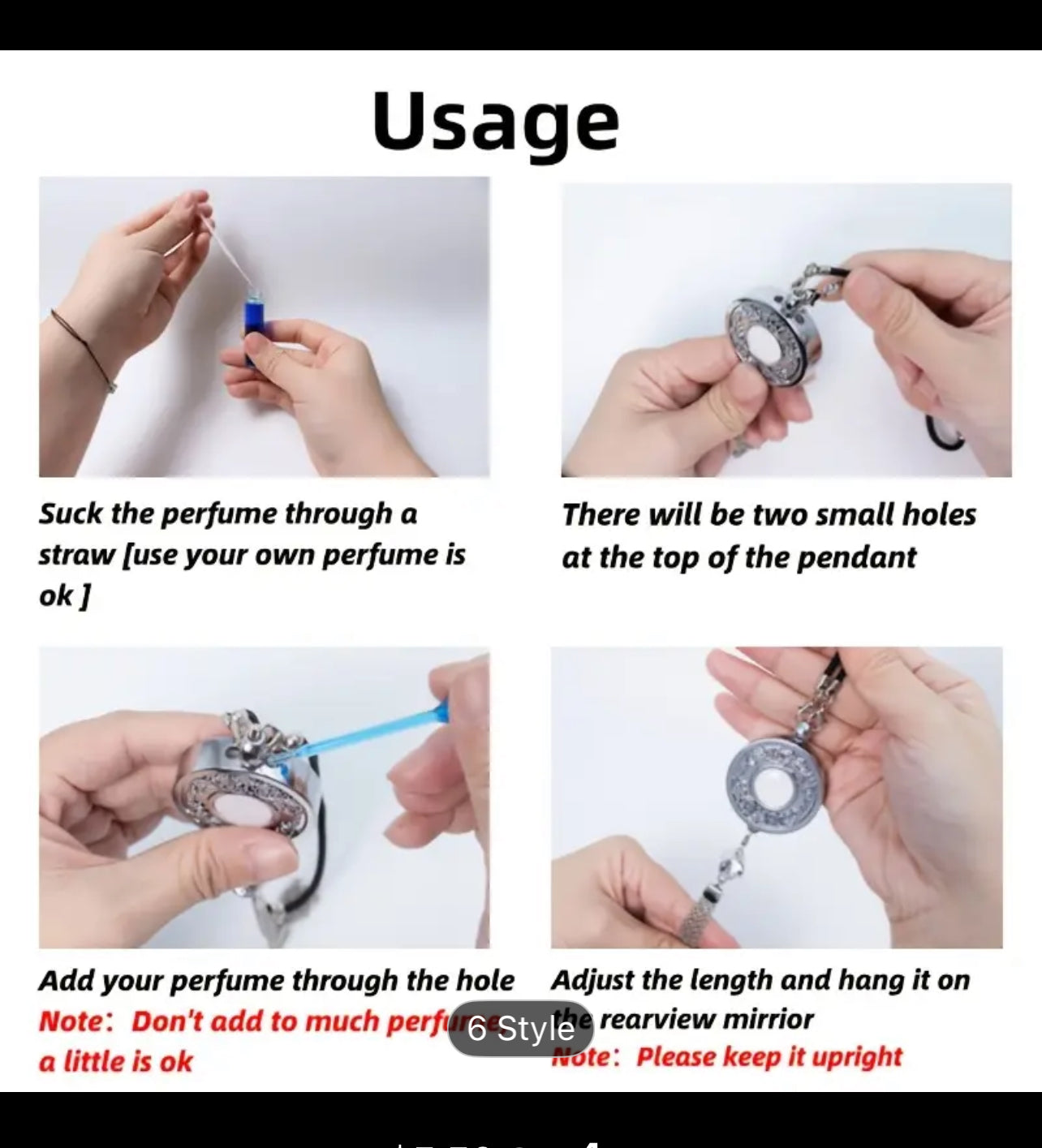 Pack of 1 Elegant European Pattern Metal Hanging Ornament, Car Perfume Container with Tassel, Chic Design, for Vehicle Decoration, Gift-Ready in Luxurious Box, with Empty Bottle (Perfume Not Included)