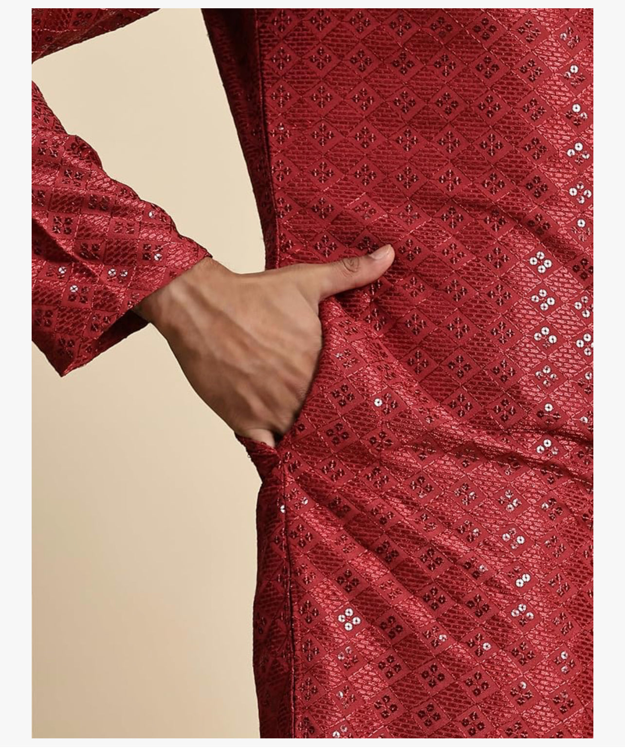 Mens Indian Traditional Cotton Kurta Sets, Men Kurta Set Indian Wedding Dress (A-117)