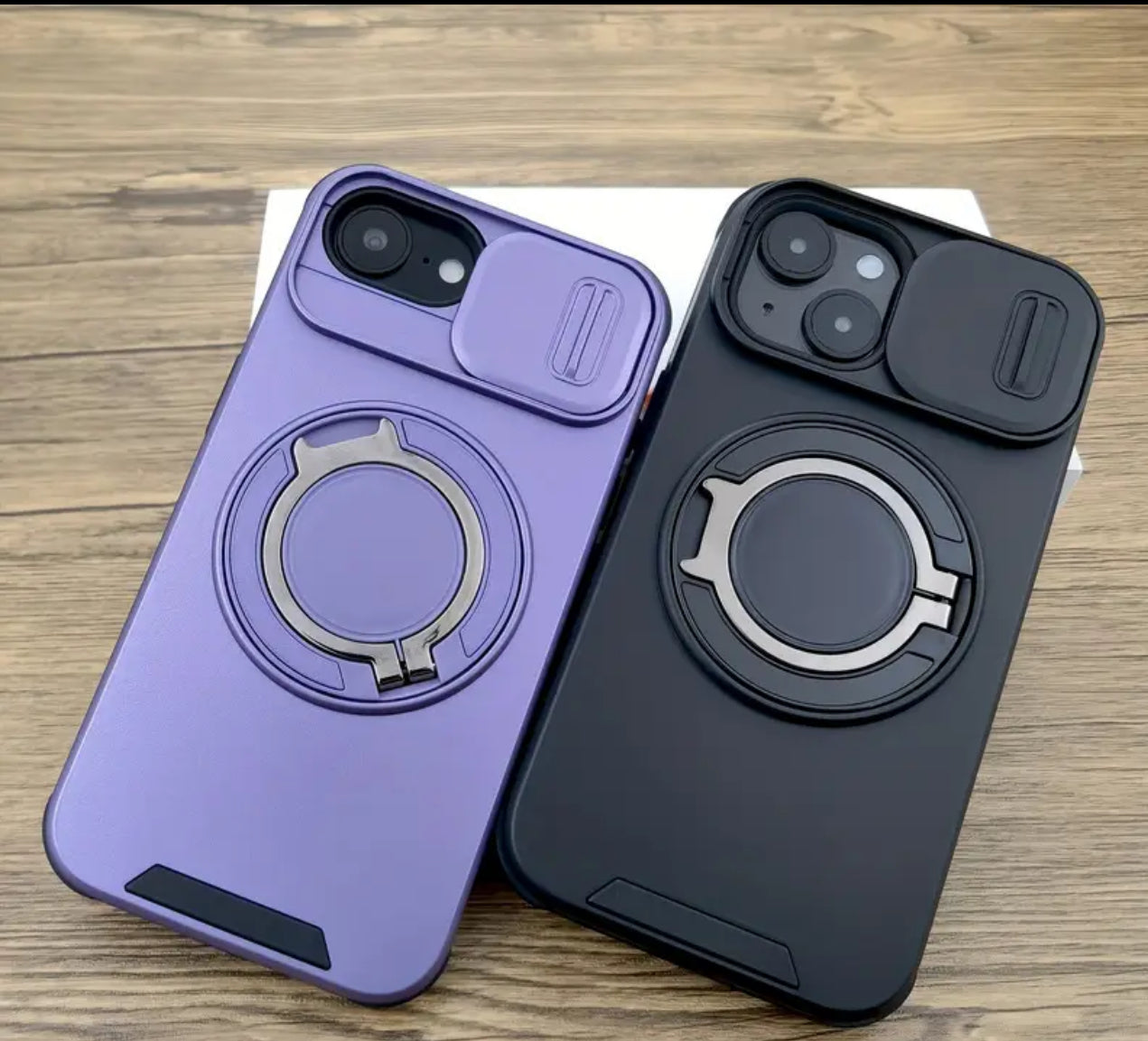 [Magnetic Car Bracket] Magnetic Car Bracket | Window Lens Protector with 360-Degree Rotating Ring & Strong Magnetic Suction Stand for iPhone 11, 12, 13, 14, 15, 16, 17 Pro Max, 17 Air | Shockproof Mobile Phone Protective Case | Valentine's Day Gifts, Birt