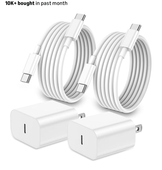 iPhone 17 16 15 Charger Fast Charging,2Pack 20W Apple iPad USB C Wall Chrager Block with 6FT USB C to C Cable for iPhone 17/Pro/Pro Max/17 Air/ 16/16 Pro/16 Pro Max/15/Plus/Pro/Pro Max
Amazon's Ch