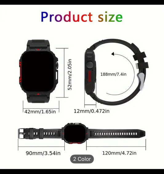 [New Smart Watch] 2025 New Smart Watch | 2.01-Inch High-Definition Touch Screen, Wireless Calling, And Camera Control, Compatible with Both Iphone And Android Phones